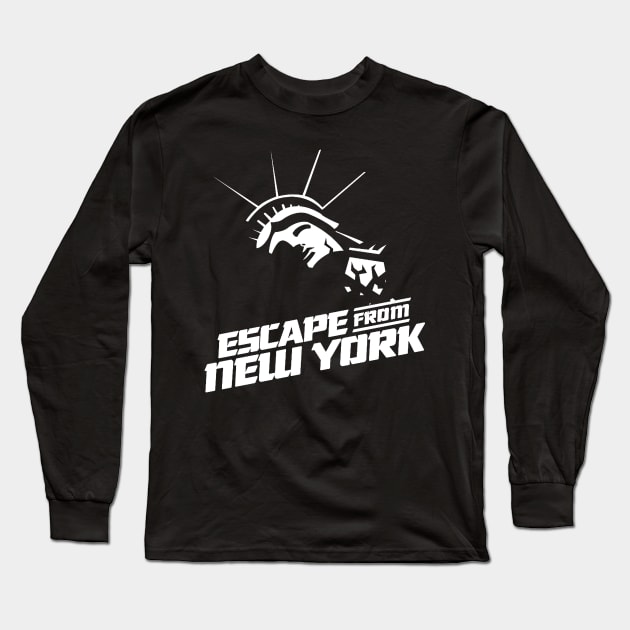 Escape From New York Long Sleeve T-Shirt by CosmicAngerDesign